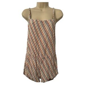 Acacia Zigzag Patterned Romper S